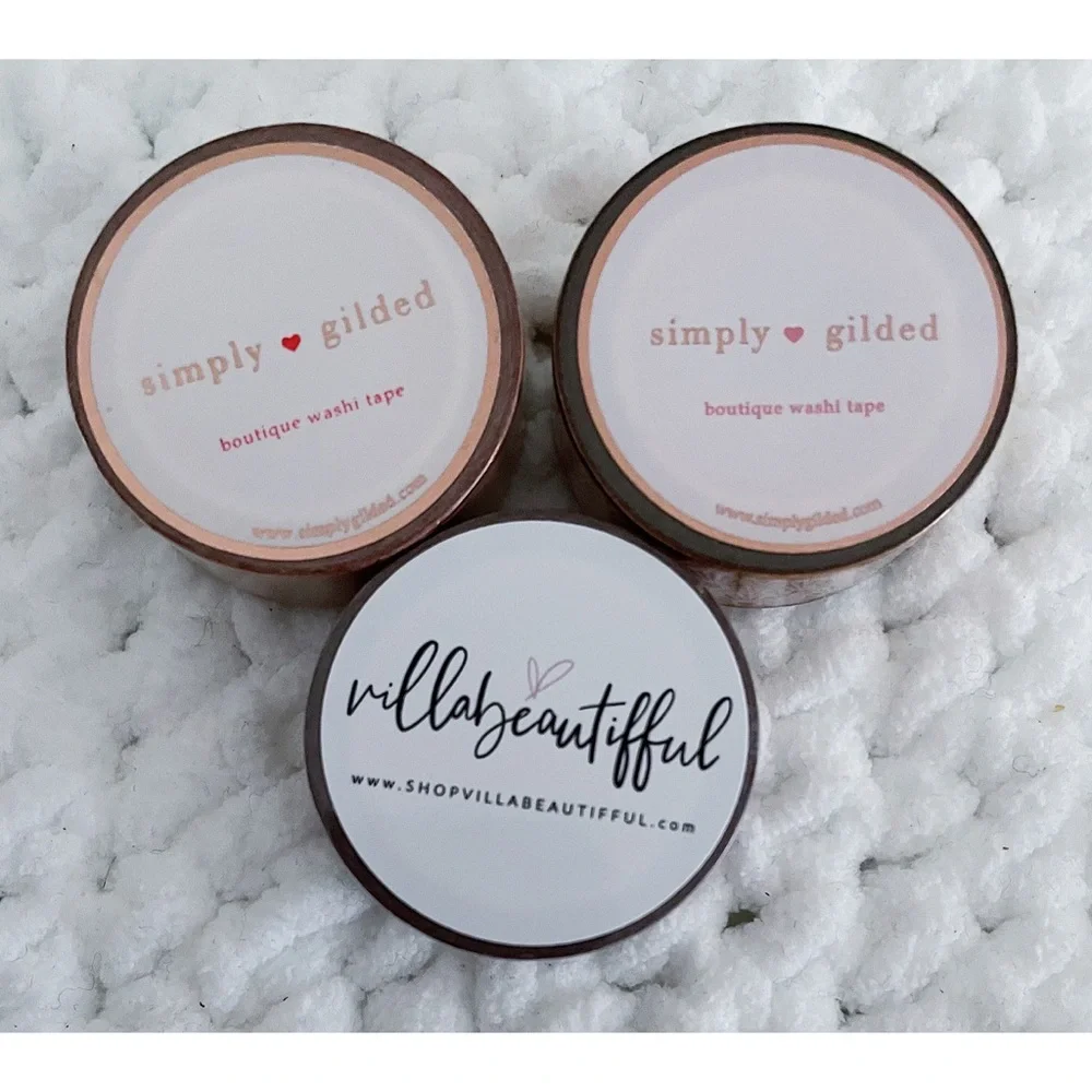 SIMPLY GILDED & VILLABEAUTIFFUL Washi